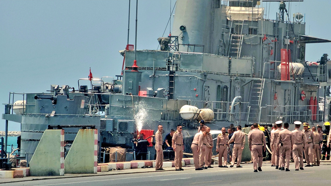 ผบ.ทร.ขอ 3 วัน เรือรบปืนลั่น เร่งสอบสรุปหาสาเหตุ สั่งเคลียร์-หวั่นเกิดซํ้า!