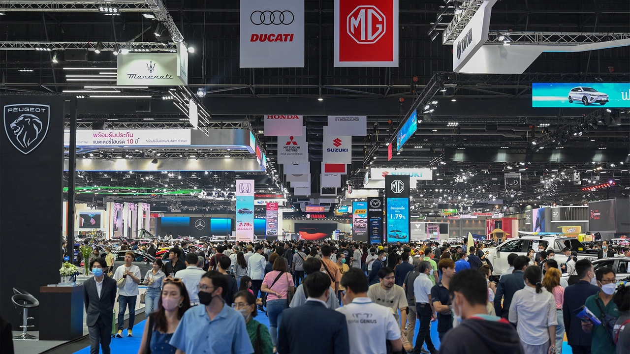 Motor Show 2024 ครั้งที่ 45 จัดวันไหน มีรถยนต์ รถไฟฟ้าอะไรน่าสนใจบ้าง