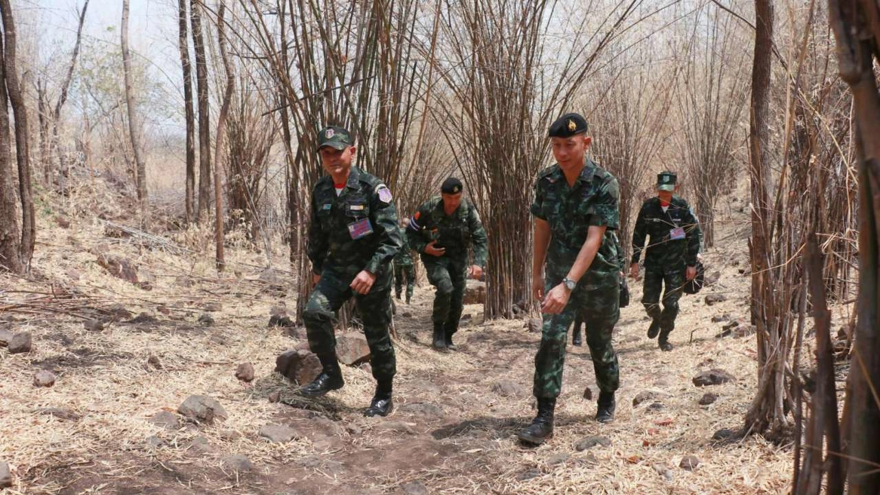 มทภ.1 ตรวจเยี่ยมการฝึกระดับกองพัน พล.ร.11 ย้ำเพื่อให้หน่วยมีความพร้อม