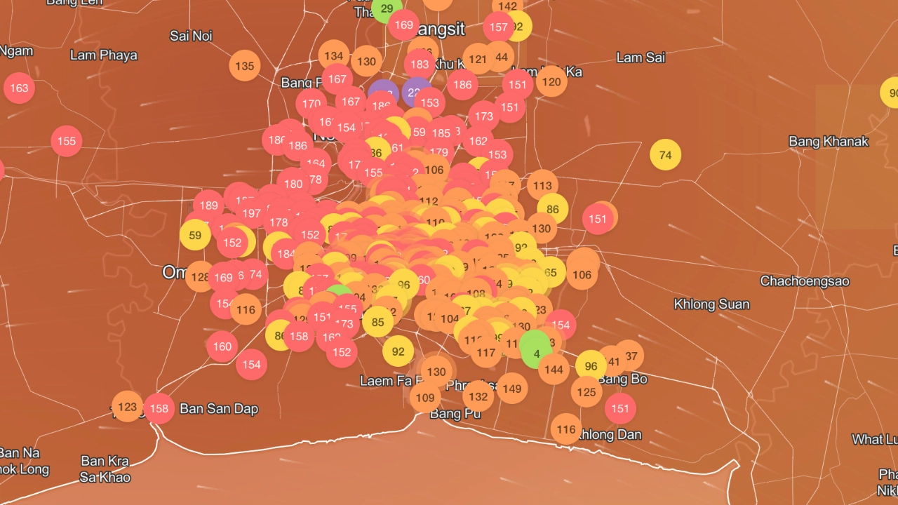 กรุงเทพฯ จมฝุ่น พุ่งติดอันดับ 7 โลก บางคนได้กลิ่นควันไม่รู้ที่มา
