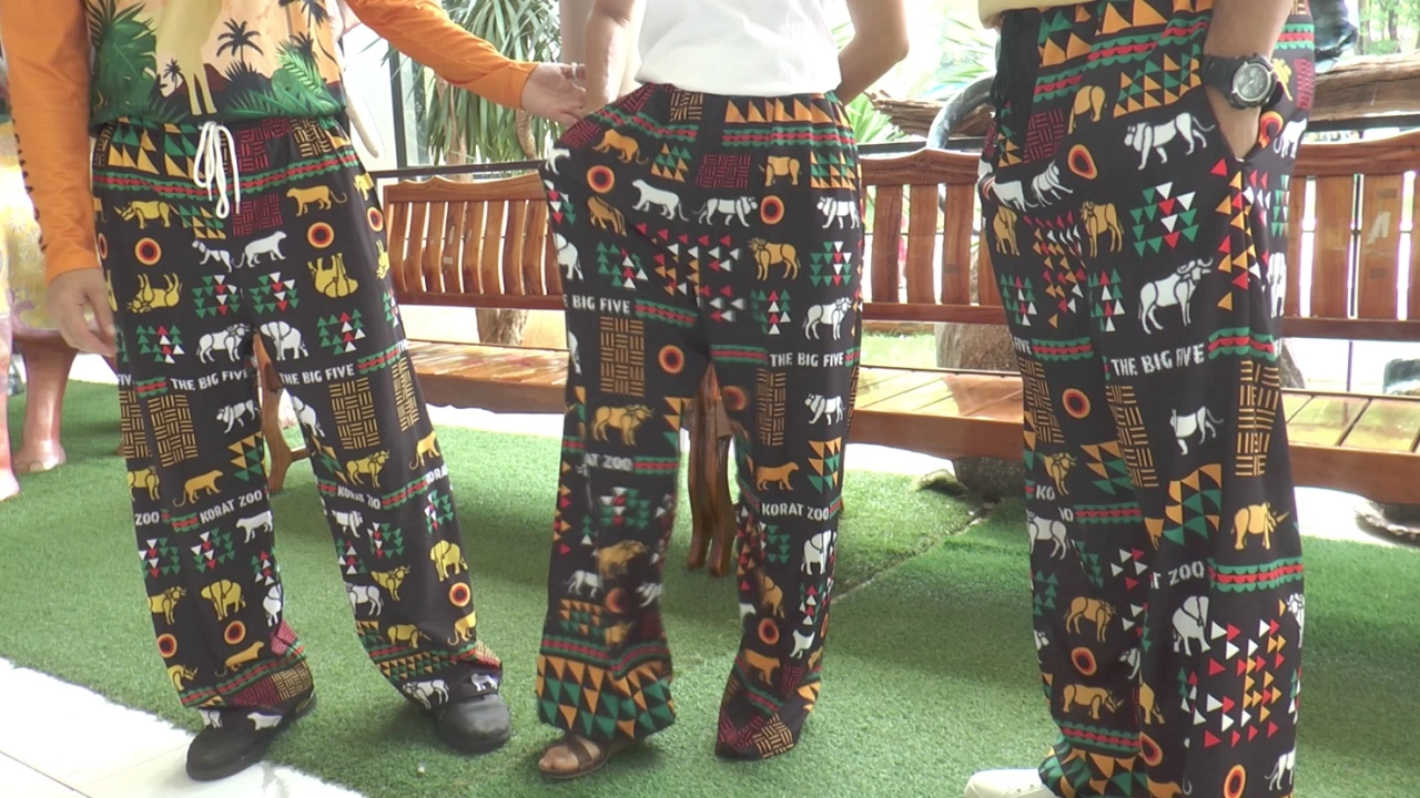 สวนสัตว์โคราชเปิดจองแล้ว "กางเกง Big Five 5" ลาย 5 ผู้ยิ่งใหญ่แห่งป่าแอฟริกา