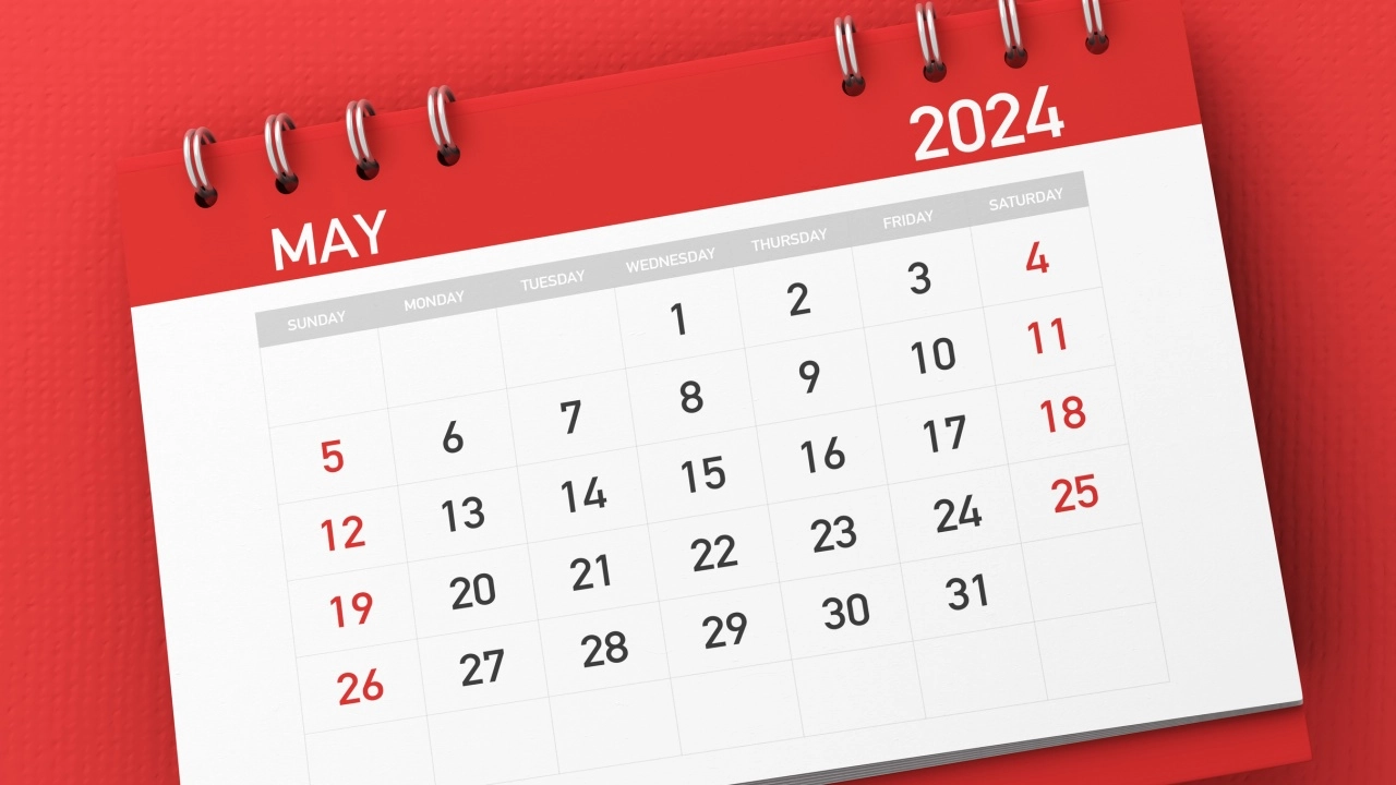 .วันหยุดเดือนพฤษภาคม 2567 วันหยุดราชการ วันหยุดธนาคาร เช็กชัดๆ หยุดวันไหนบ้าง.