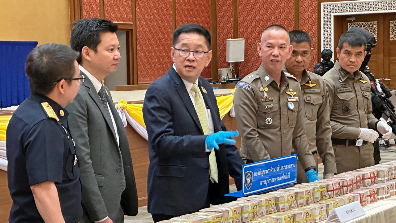 ตำรวจไซเบอร์อายัดทรัพย์ 250 ล้านบาท อาชญากรข้ามโลก แก๊งไฮบริดสแกม หลอก-เงินดิจิทัล