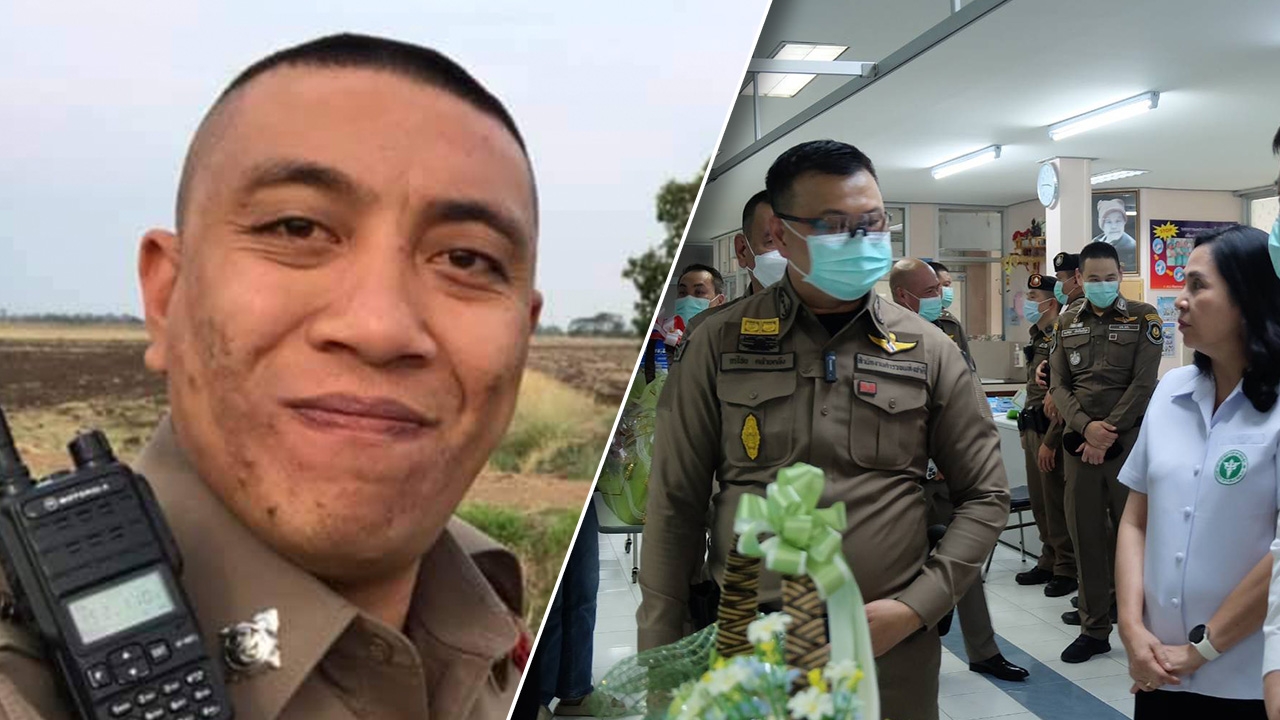 ตำรวจทางหลวงถูกรถชน อาการคงที่ เตรียมย้ายไป รพ.ตำรวจ ผู้พบเห็นขบวนโปรดหลีกทาง