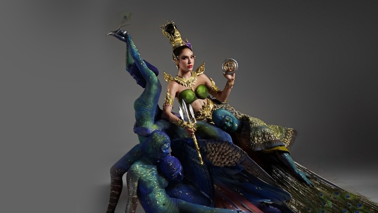 ปีนี้ขอสวย นัท นิสามณี แปลงโฉมเป็นนางสงกรานต์ ให้สมกับสโลแกน ปังมากพี่นัท