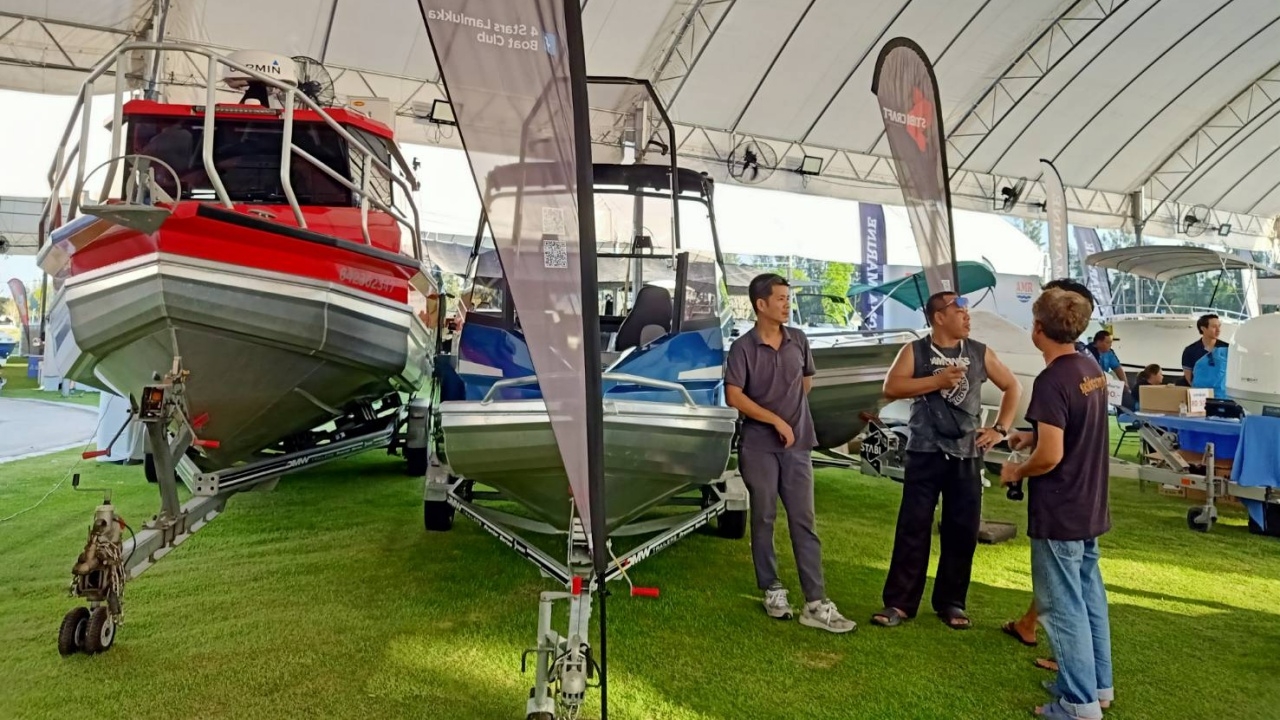 เริ่มแล้วมหกรรมเรือ Riverdale Marina Boat Fair กระตุ้นอุตสาหกรรมทางน้ำปทุมธานี