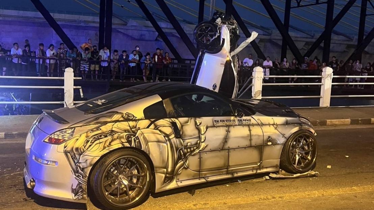 รถตกสะพาน 2 ศพ อดีตนายอำเภอเบียดชนรถสปอร์ต อ้างเข้าเกียร์ผิด คู่กรณีตั้งทนายฟ้อง