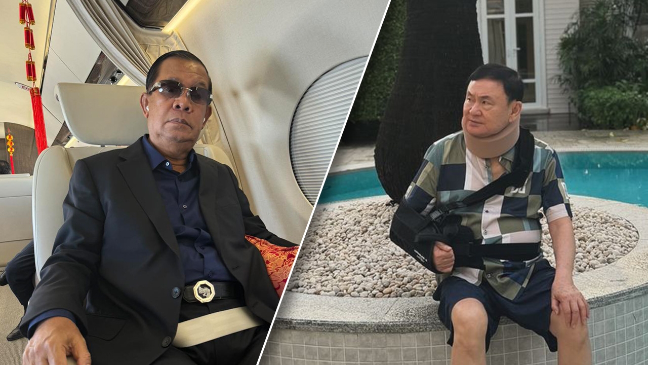 “ฮุนเซน” เผยภาพกำลังมาหา “ทักษิณ” อดีตคนเสื้อแดงอัดสร้างภาพ ไม่ป่วยจริง