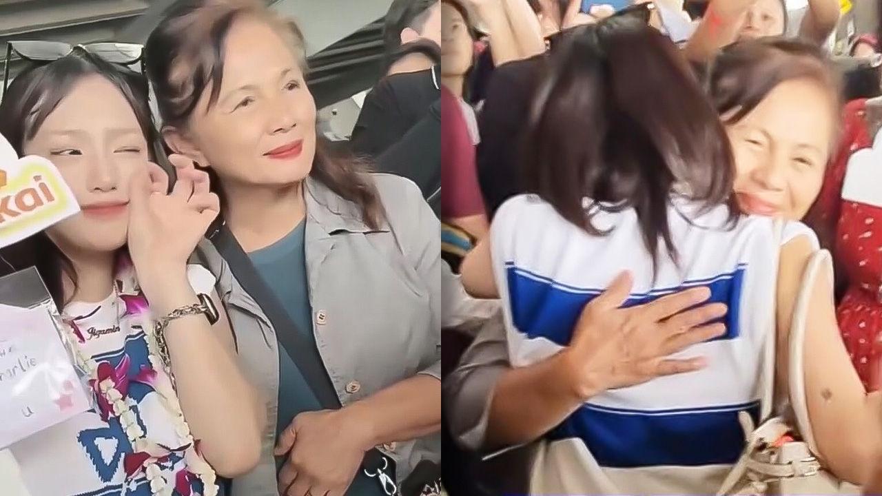 กามิน ถึงไทยแล้ว แม่แน็ก ชาลี มารับ ชาวเน็ตแซวสนั่นเจอว่าที่ลูกสะใภ้ (คลิป)