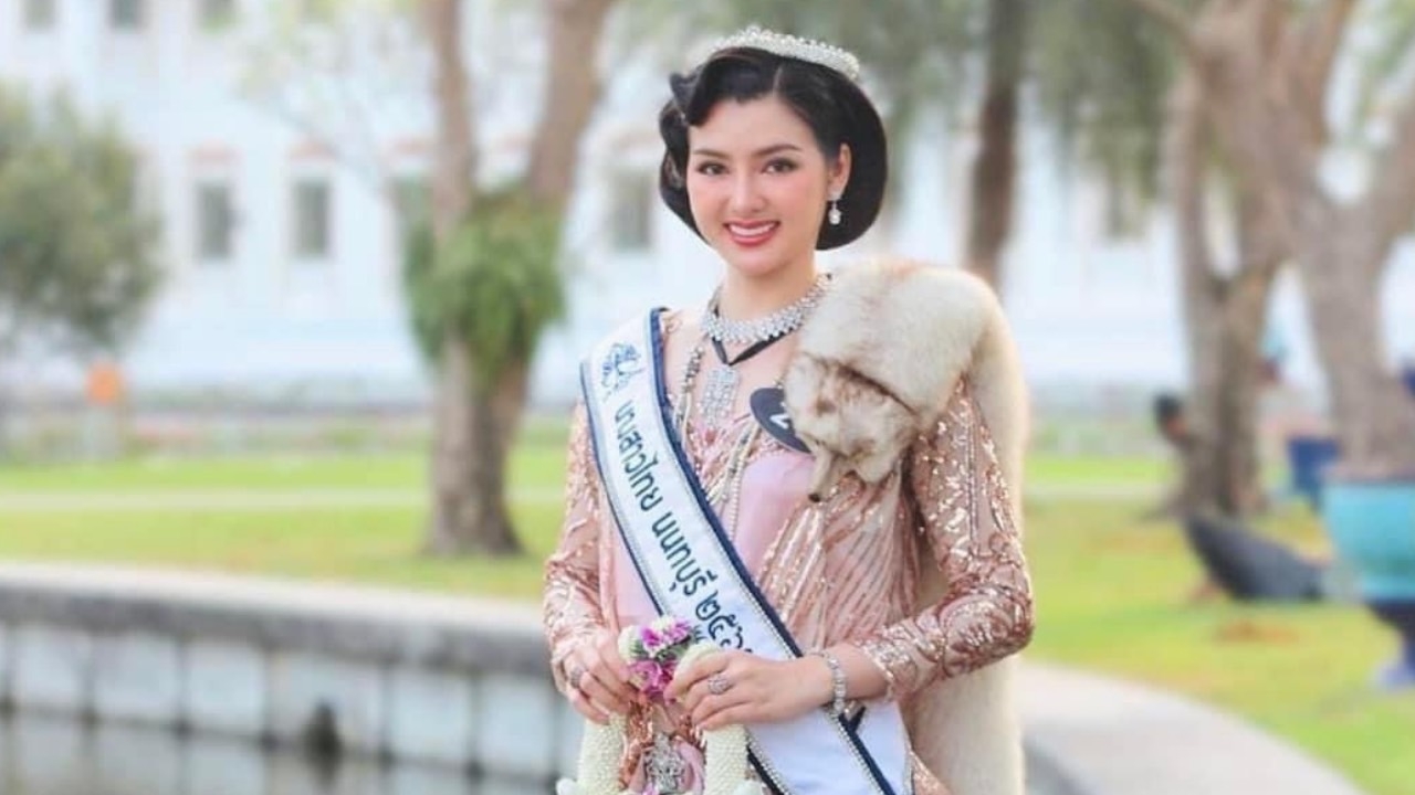 เฉิดฉายสุด เพลงขวัญ สุกัญญา นางสาวไทยนนทบุรี ในชุดไทยสมัยรัชกาลที่ 6