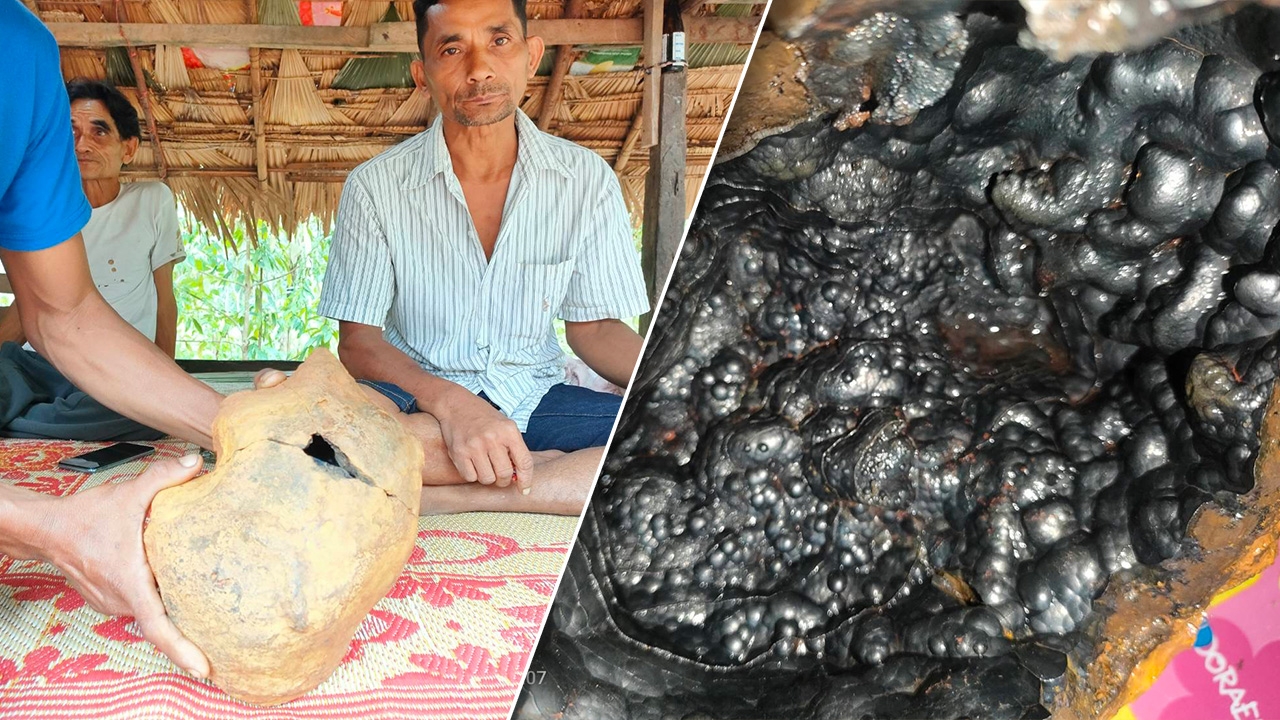 หนุ่มกระบี่ขึ้นเขาตามฝัน พบเหล็กไหลงอกในหิน เชื่อสิ่งศักดิ์สิทธิ์ให้มา