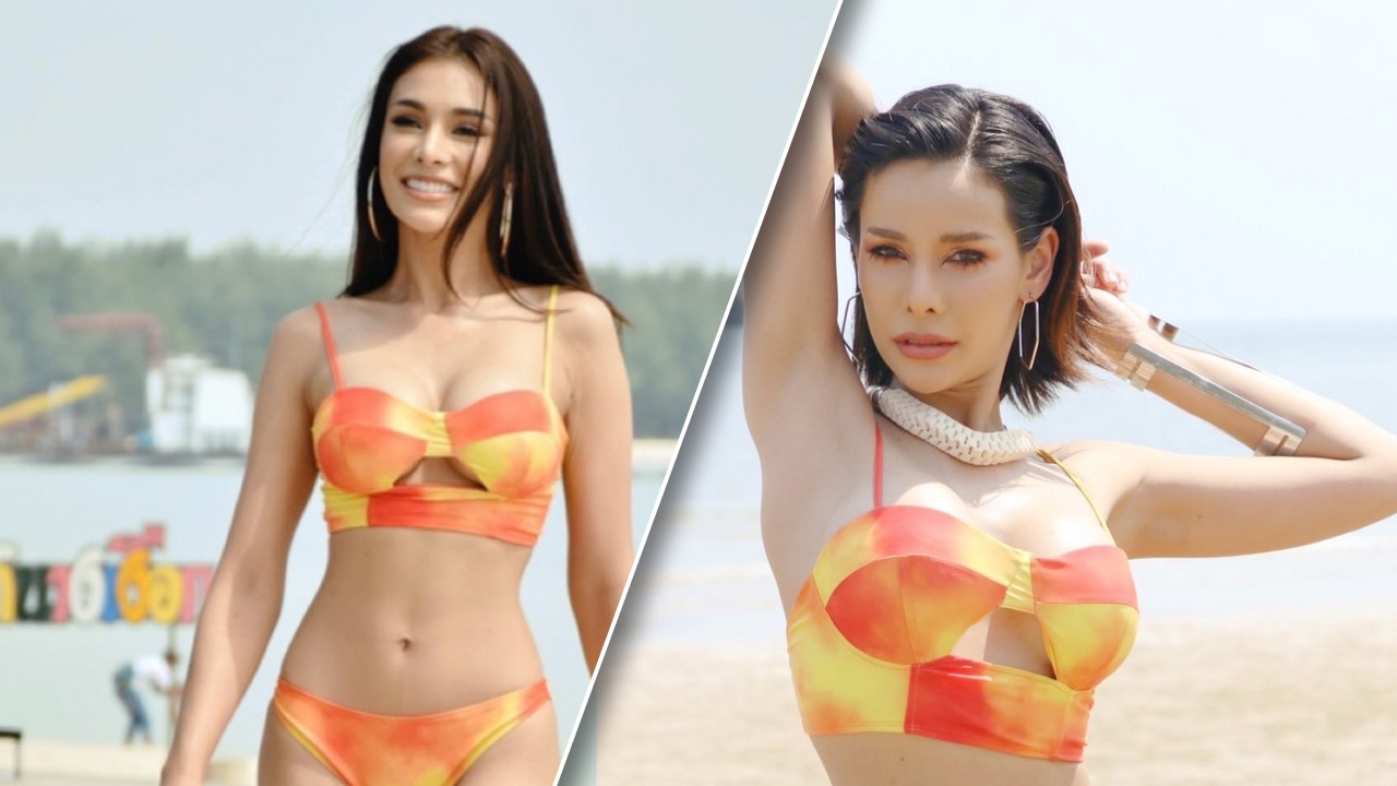 คัมแบ็กสุดปัง โกโก้ อารยะ จัดเต็มบิกินีสีส้มไฟลุก เรียกรถดับเพลิงด่วน