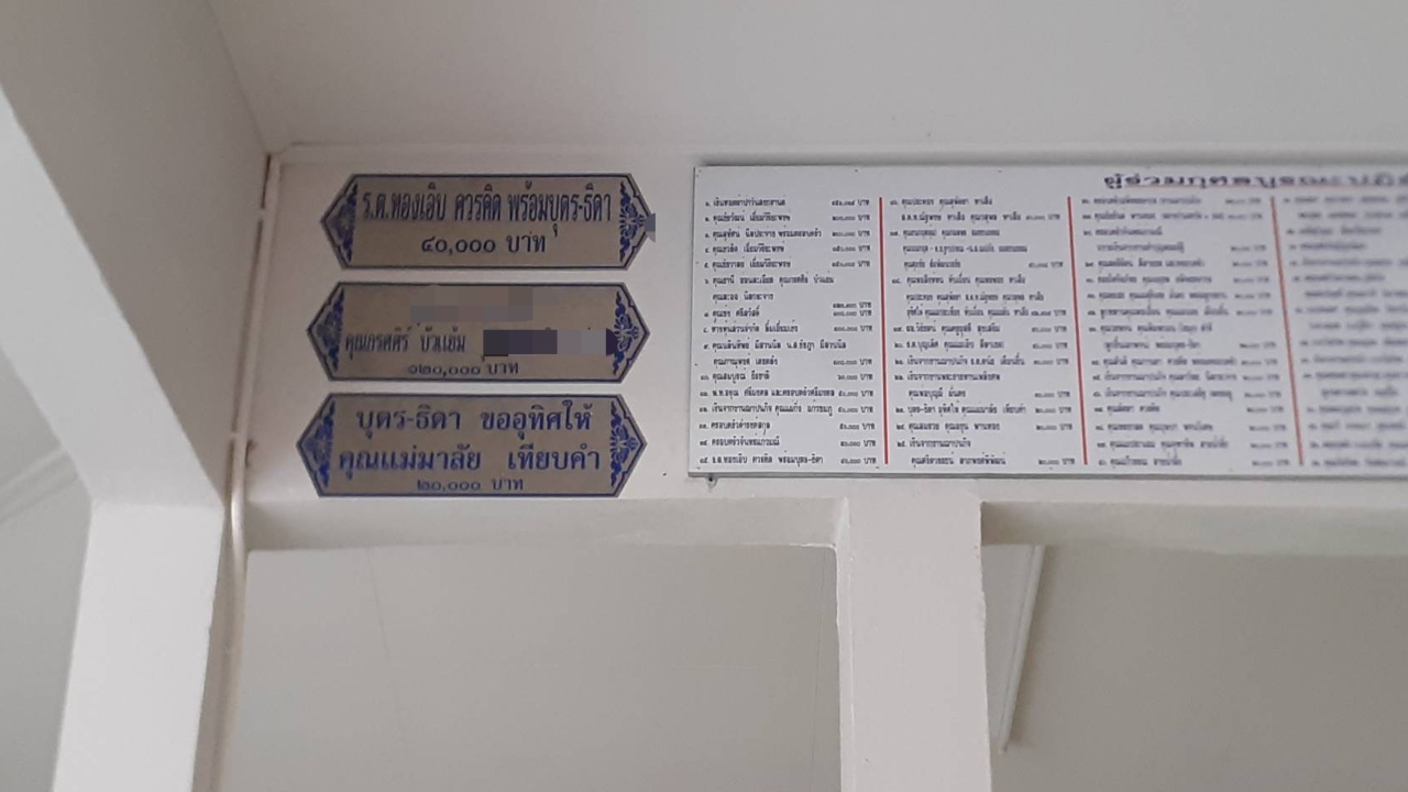จ่อนำป้ายบริจาค มีชื่อ ส.ว.กับ “ส.ต.ท.หญิง” เป็นหลักฐานให้ ปธ.วุฒิสภาสอบ