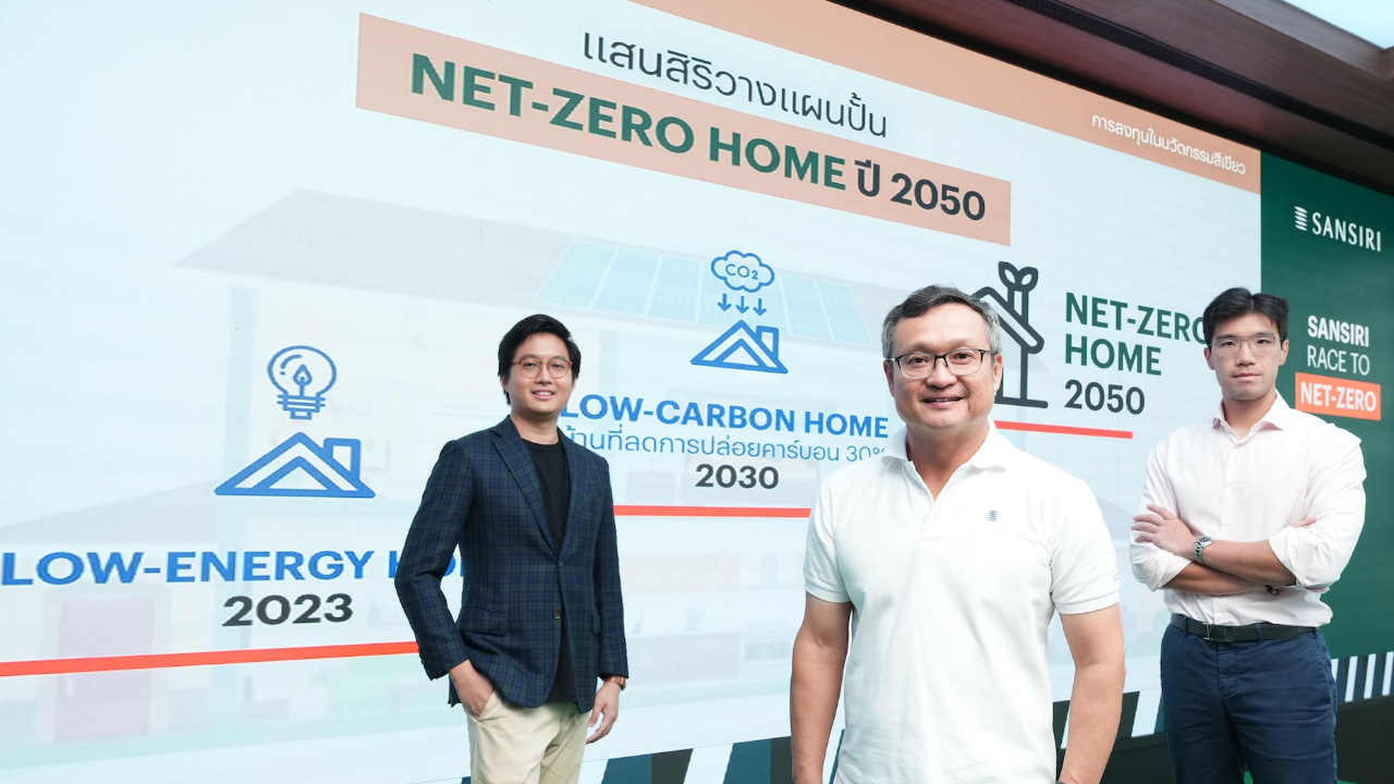 SIRI จับมือพาร์ทเนอร์ลุย R&D ปั้น Net zero Home ครั้งแรกของอสังหาฯ ไทย