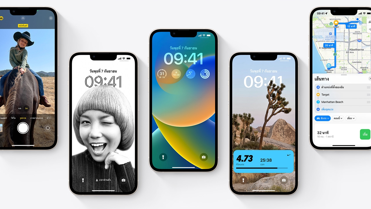 iOS16 เริ่มอัปเดตได้แล้ววันนี้ โซเชียลอวดหน้าจอ ปรับแต่งได้เอง