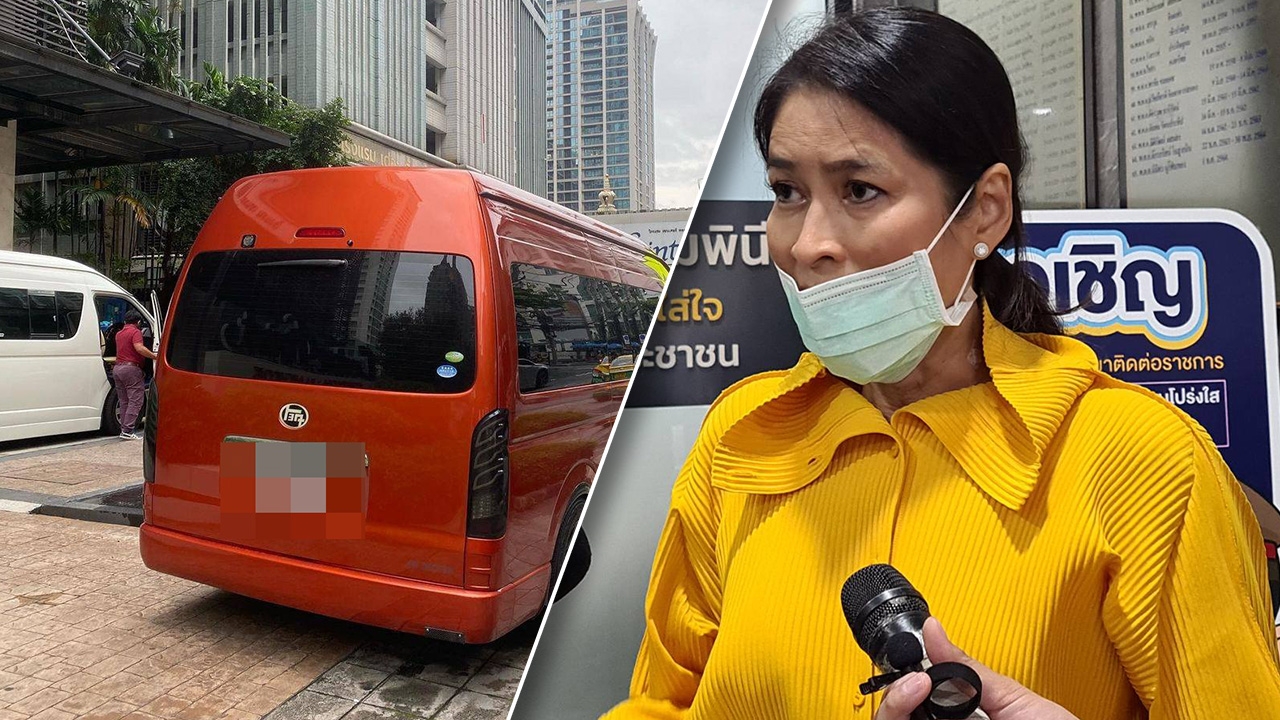 แม่มาร์กี้ ไม่ยอมหลังเจอรถตู้จอดทางเท้าถอยเบียด เข้าแจ้งความเอาผิด 