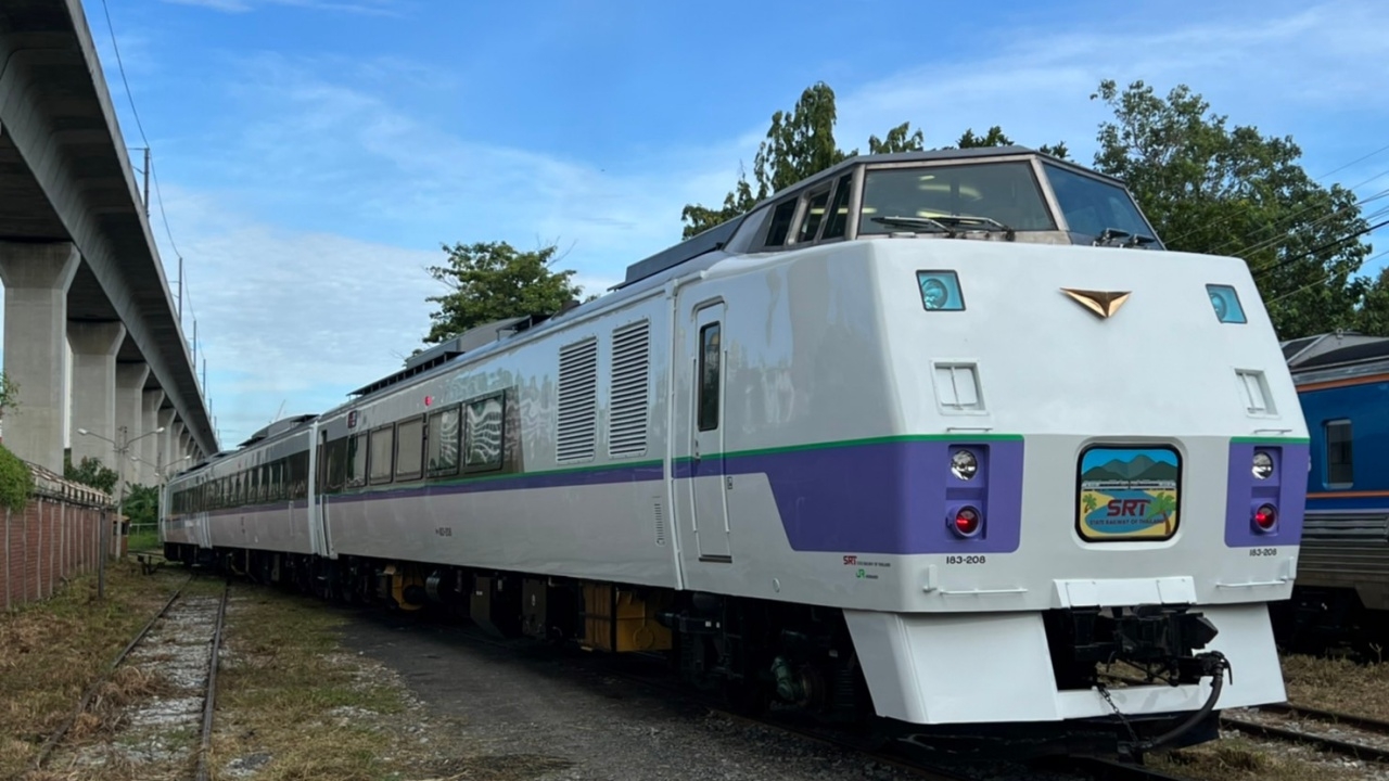 เปิดภาพรถไฟ KIHA 183 เวอร์ชันปรับปรุงใหม่ คาดบริการเป็นขบวนเที่ยวปลาย ก.ย.นี้