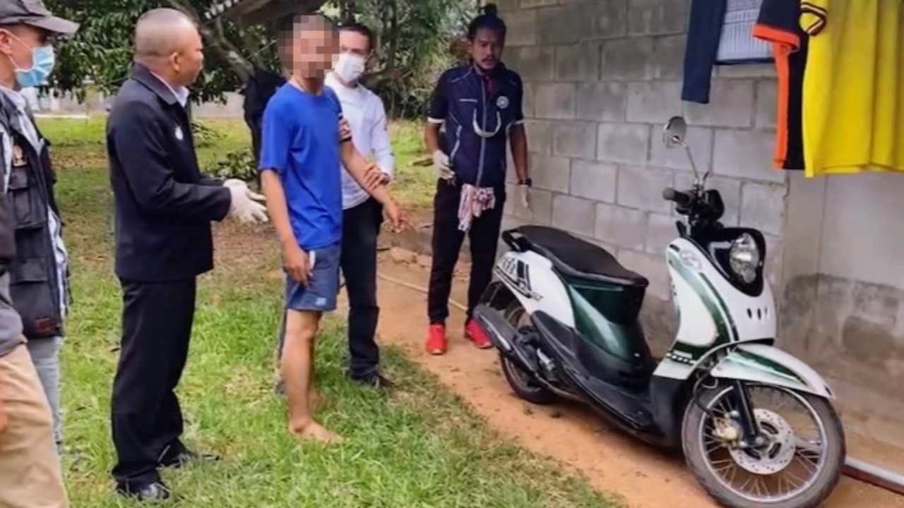 ตร.พัทลุง จับแล้วโจรชิงทองกลางตลาดป่าพะยอม รับหาเงินใช้หนี้พนันออนไลน์