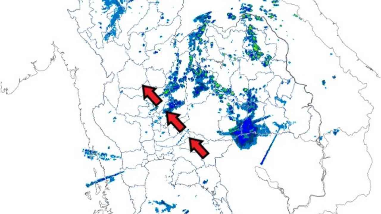 ดูพยากรณ์ฝนตกทั่วไทย ผ่านเว็บไซต์ รายงานแบบรายชั่วโมง 