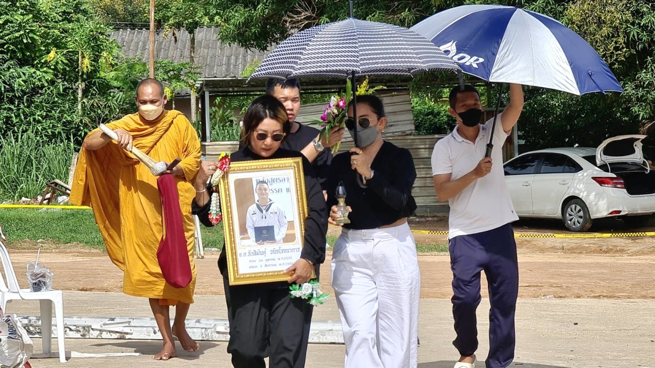 สูญเสียเสาหลักครอบครัว ญาติเชิญดวงวิญญาณ จ่าวิน เพิ่งเลื่อนยศเป็น พันจ่าตรี