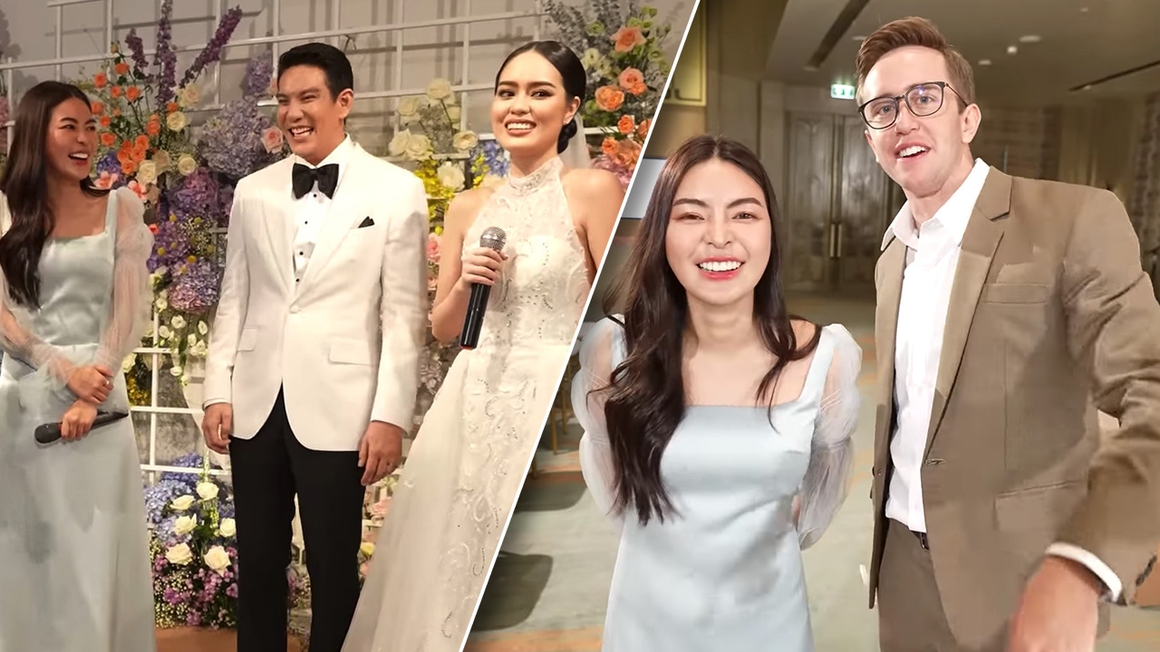 เอวา พาชมงานแต่งหมื่นล้านของพี่สาว มีเชิญแขกเซอร์ไพรส์บนเวที (คลิป)