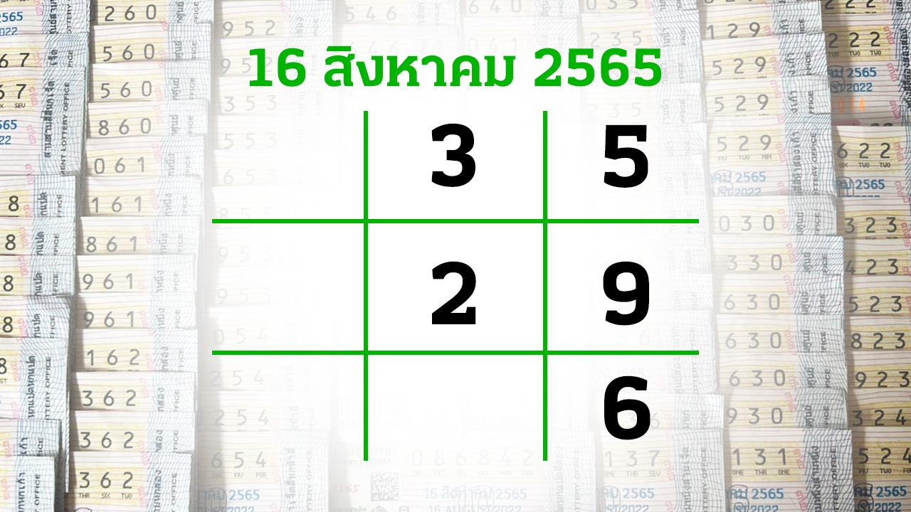 โค้งสุดท้ายหวย "เลขเด็ดงวดนี้" 16/8/65 ลุ้นโชคได้ที่ไทยรัฐทีวี-ไทยรัฐออนไลน์