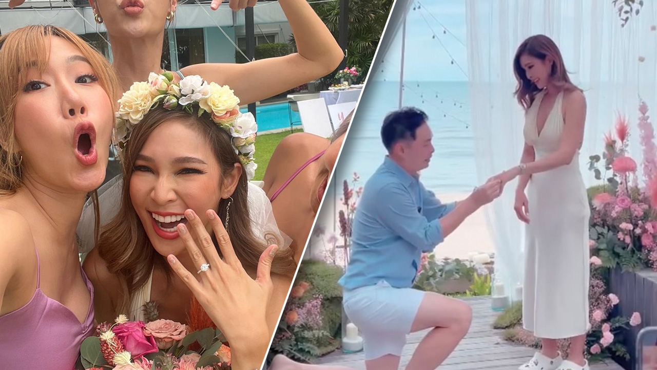 ปาย สิตางศุ์ ถูกแฟนหนุ่มขอแต่งงานริมทะเลสุดโรแมนติก (คลิป)