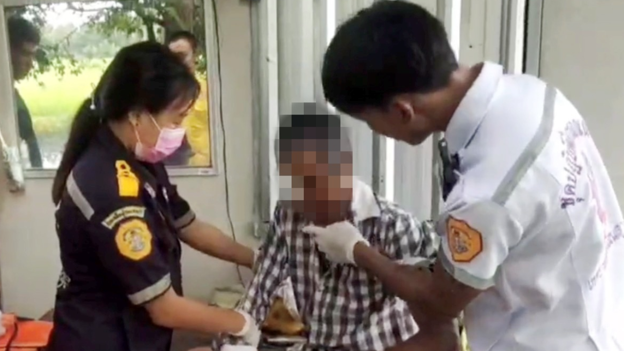 "ตีสั่งสอน" ฉุนผัวขี้เหล้า เมาปากดี เมียคว้าสากทุบไม่ยั้ง "สลบ-น่วม"