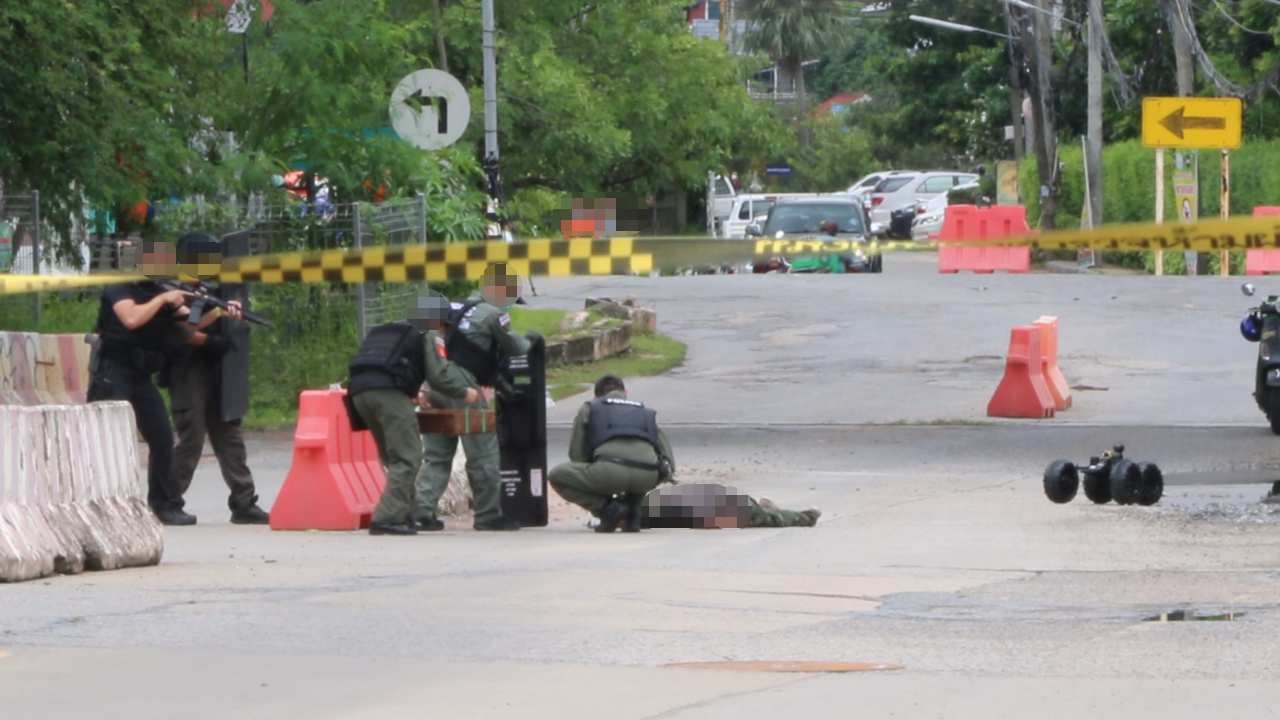 ตำรวจภาค 4 แจงยิงชายเร่ร่อน ถือระเบิดจับตัวประกัน ไม่ทำเกินกว่าเหตุ