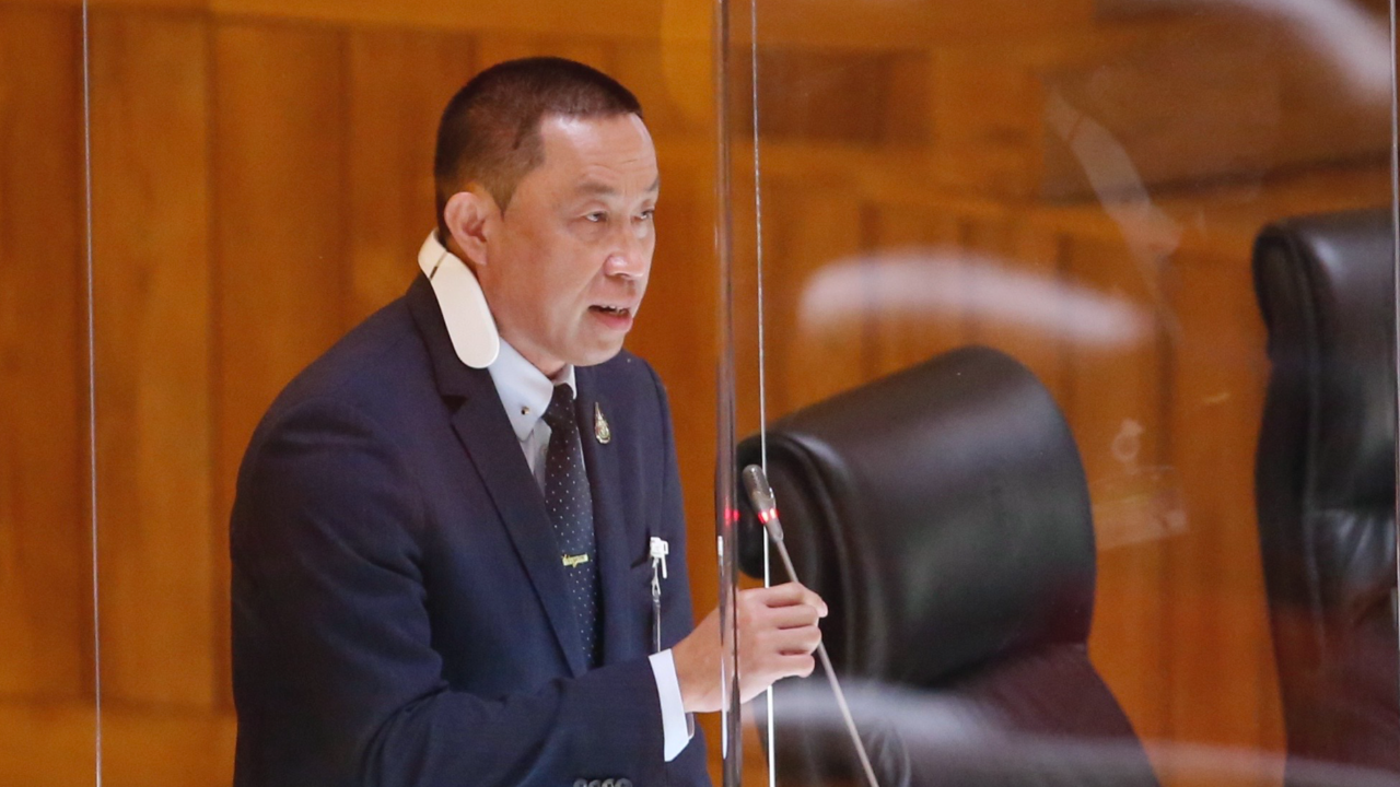 “ศักดิ์สยาม” ปัดเกี่ยว หจก.บุรีเจริญ ตั้งแต่ปี 61 รับซื้อขายหุ้นจริง แต่ทำตามกฎหมาย (คลิป)