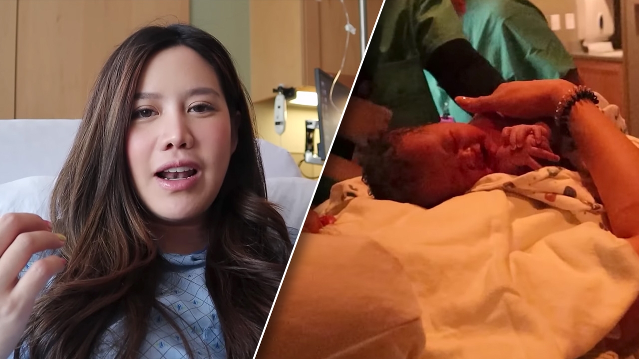 หญิง น้องสาวกอล์ฟ-ไมค์ คลอดลูกคนแรกใช้เวลาเบ่ง 6 นาที ทำหมองงไปหมด (คลิป)