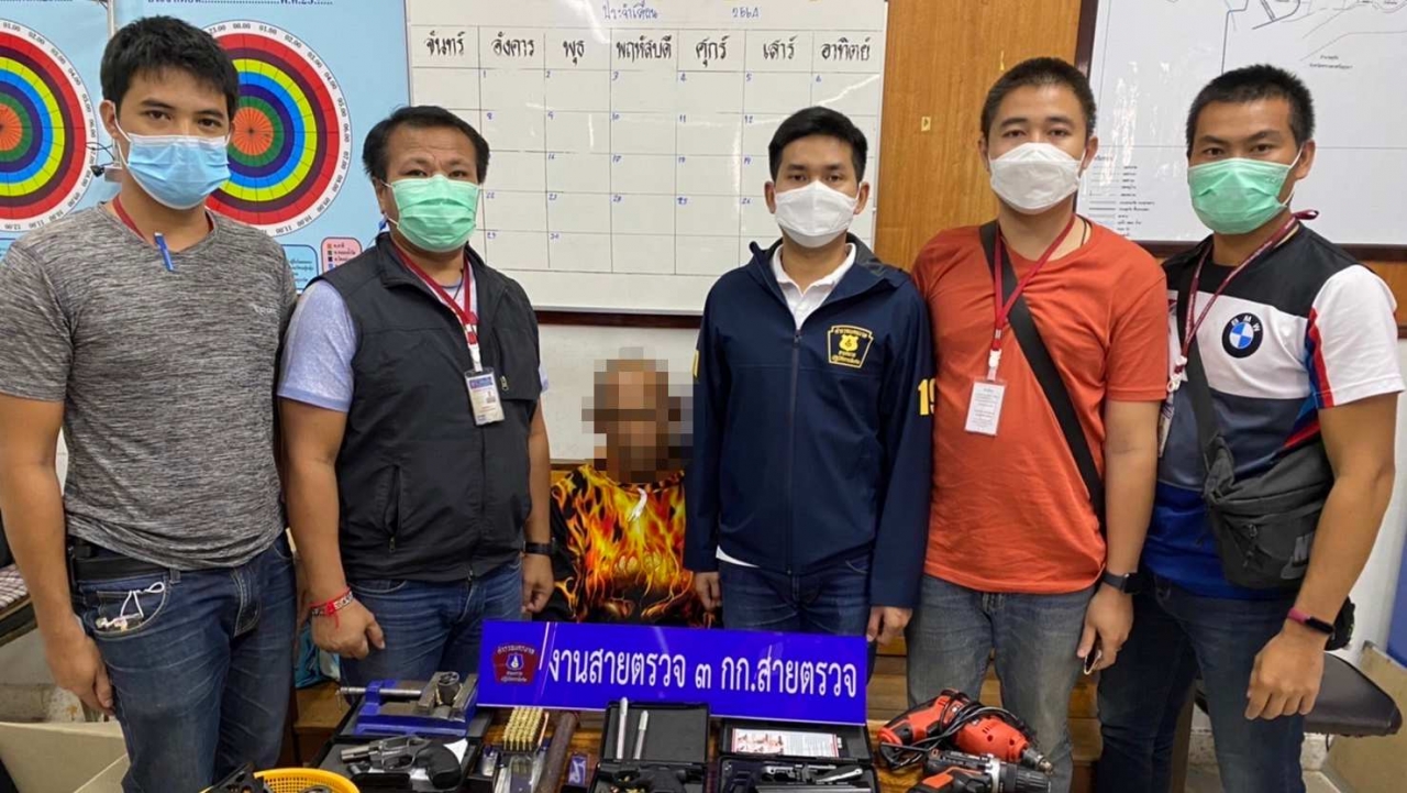 191 จับหลวงพี่สายไทยประดิษฐ์ ผลิตปืนเถื่อนขาย คากุฏิวัดเมืองกรุงเก่า 