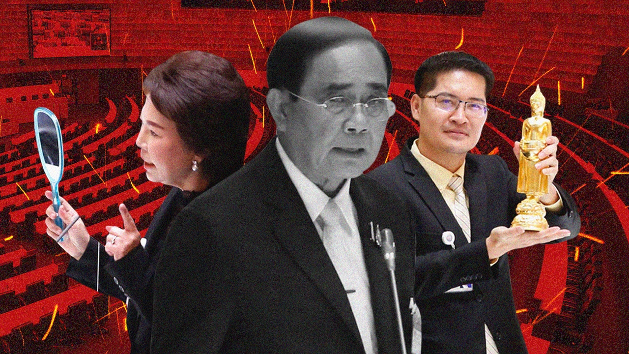 ตัวจี๊ดพุ่งเป้าซักฟอก “บิ๊กตู่” โต้เดือดกลางสภาฯ “คารม” ร้อนแจงปมงูเห่า