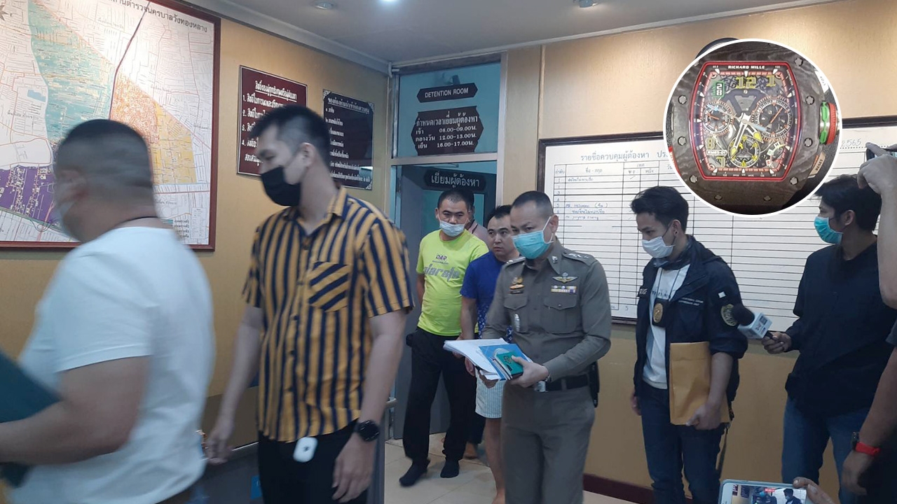 รวบ 3 มังกรจีน แก๊งอุ้มรีดยึดนาฬิกาหรูนักธุรกิจจีน คาสนามบินขณะเผ่นหนี