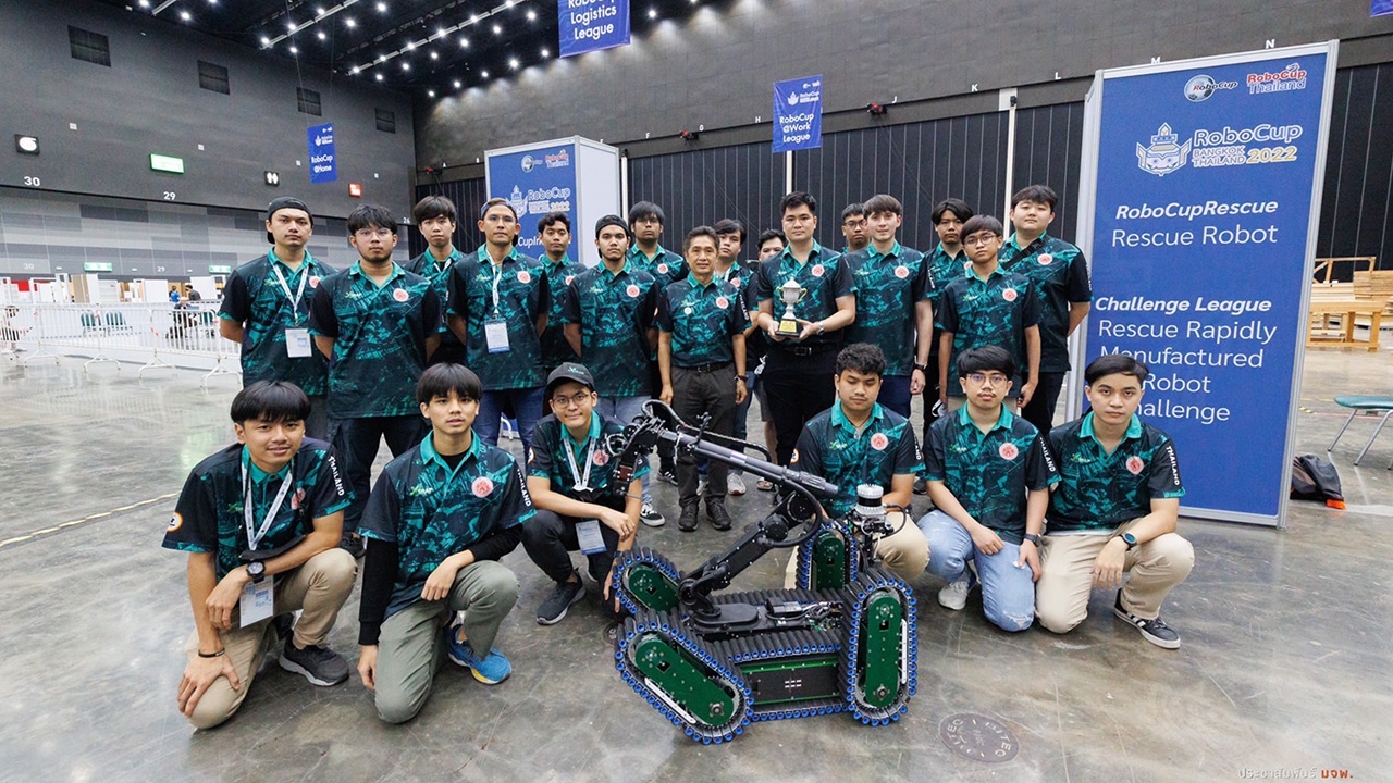 ทีมหุ่นยนต์กู้ภัย iRAP มจพ. คว้า 3 รางวัลระดับโลก
