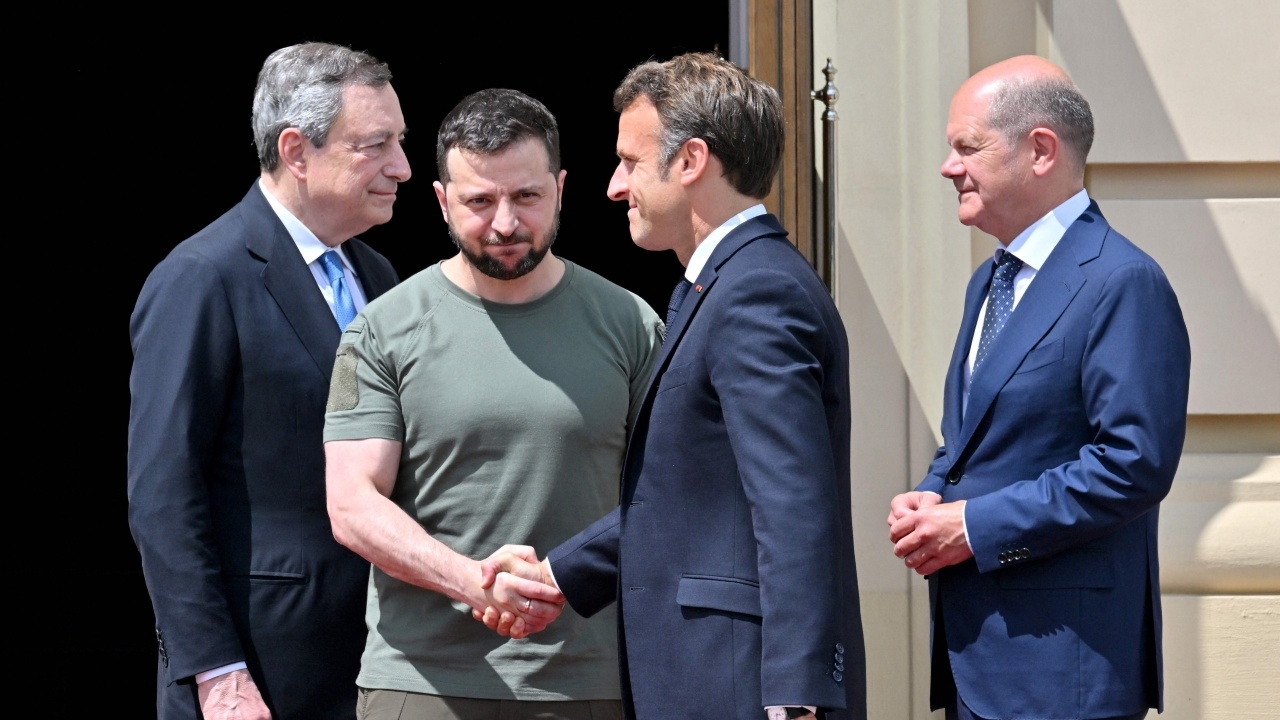 ผู้นำ EU เยือนยูเครน หนุนเป็นแคนดิเดตสมาชิกสหภาพยุโรป