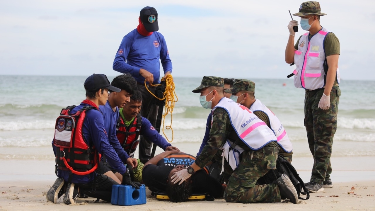 วศ.ทร. ฝึกเตรียมความพร้อมช่วย ปชช. ด้านมนุษยธรรมและบรรเทาภัยพิบัติ