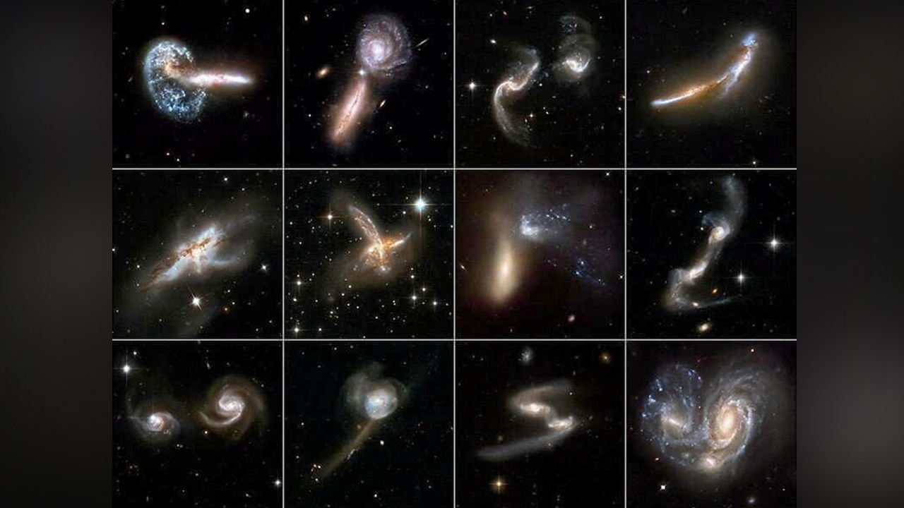 กาแล็กซีก่อตัวอย่างไร จากการควบรวม