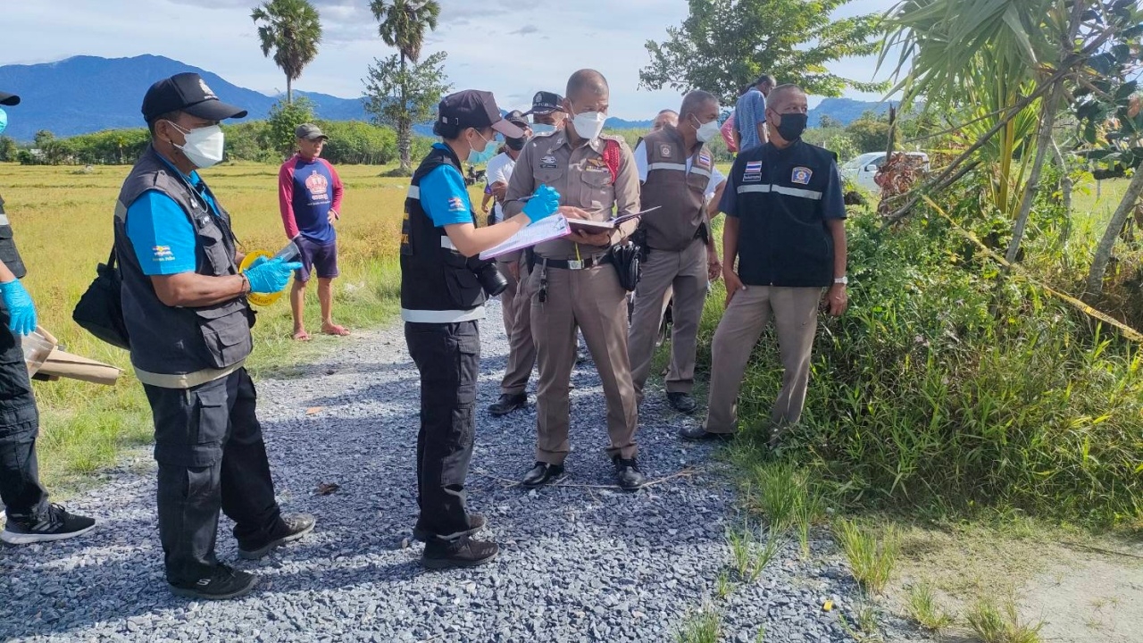 คนร้ายโหด ฆ่าทุบหัวหนุ่มสวนยาง ดับคาขนำกลางทุ่งนาเมืองคอน