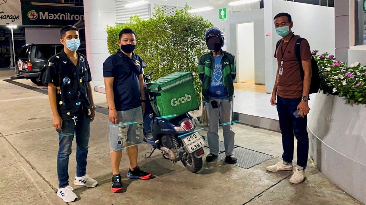 จับไรเดอร์หื่น แอบถ่ายสาวในห้องน้ำปั๊ม ตำรวจเฝ้าตะครุบ รับทำมา 5 หน