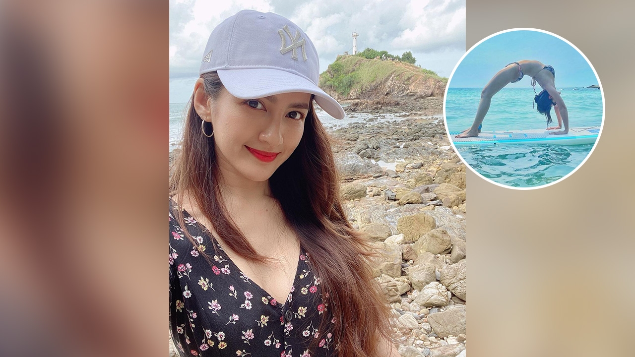 นก อุษณีย์ โชว์สกิลโพสท่ายาก ทำหนุ่มๆ ตะลึงตาค้างไปเลย 