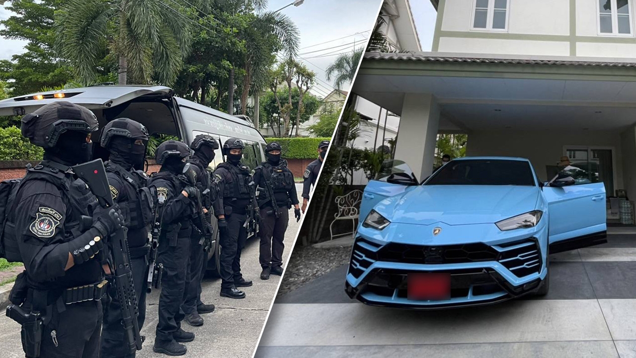 ทลายเครือข่าย SN77 ค้ายานรก ยึดทรัพย์ 100 ล้าน ซุปเปอร์คาร์-นาฬิกาหรู