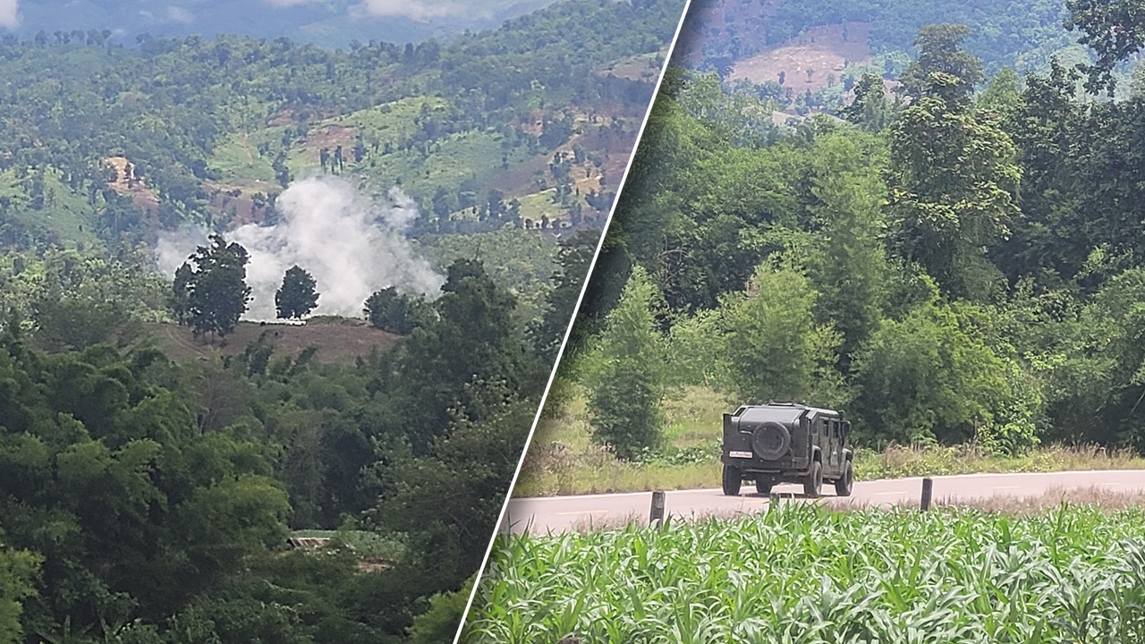 ชายแดนตากเดือด กะเหรี่ยงปะทะทหารเมียนมา โดรนทิ้งระเบิด ฝั่งไทยตรึงกำลังเข้ม