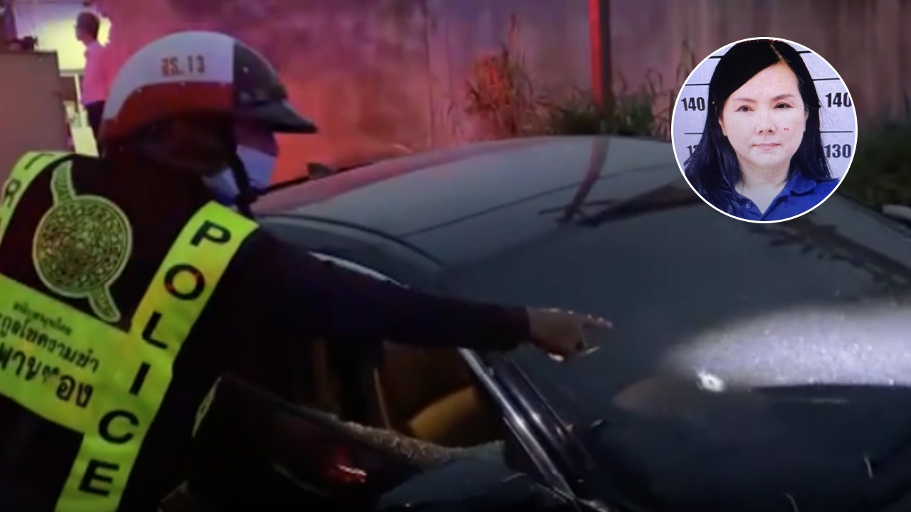 อุกอาจ มือปืนขี่ จยย.โฉบยิงสาวใหญ่ บาดเจ็บสาหัส คาเก๋งซีวิค