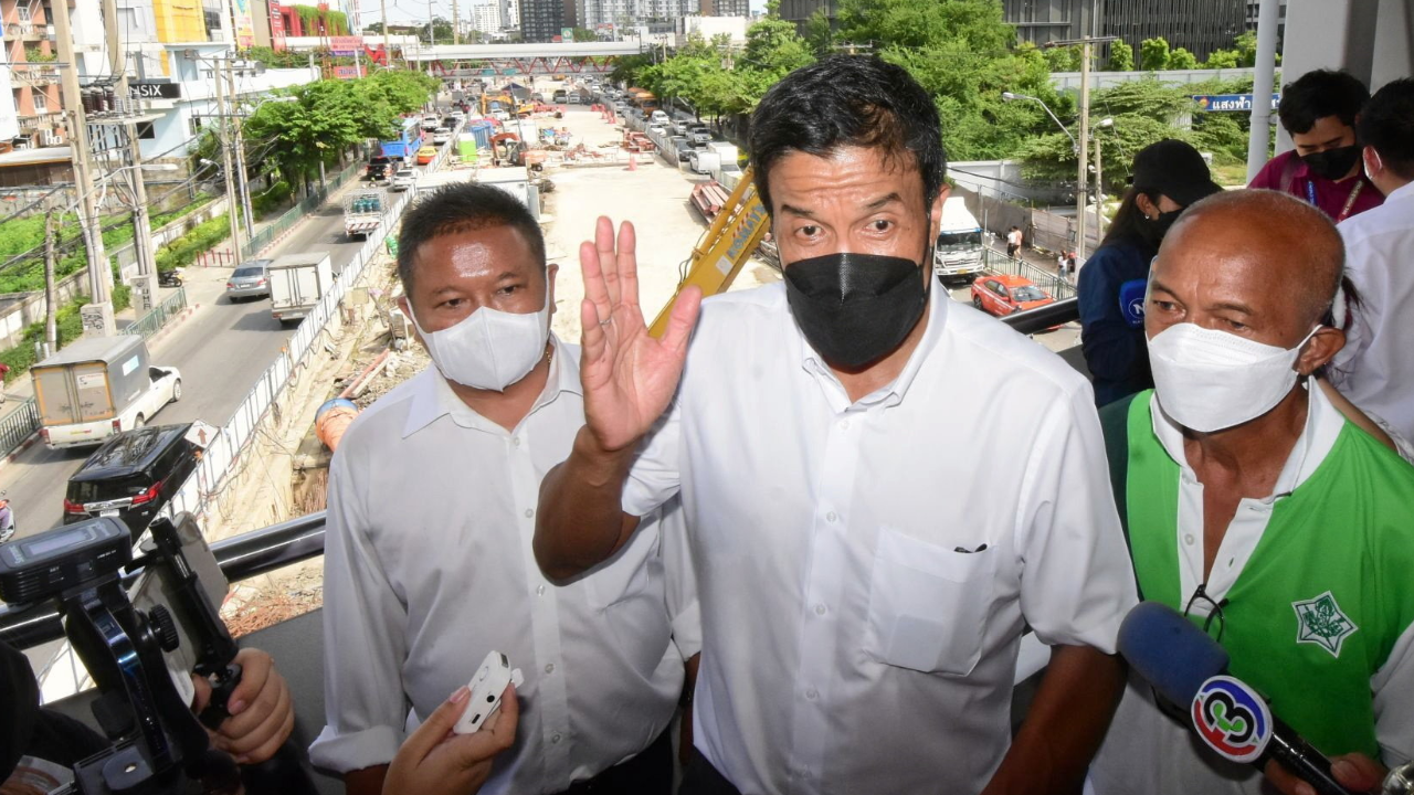 ชัชชาติ ว่าที่ผู้ว่าฯ กทม.คนใหม่ ลุยดูรถติด อุโมงค์รัชดา-ราชพฤกษ์สร้างล่าช้า