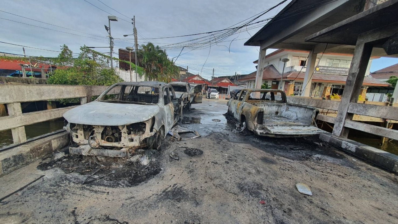 ผู้การนราฯ เร่งตามคดีลอบบึม ยิงถล่ม ตากใบ 4 จุด วงจรปิดจับภาพคนร้ายได้