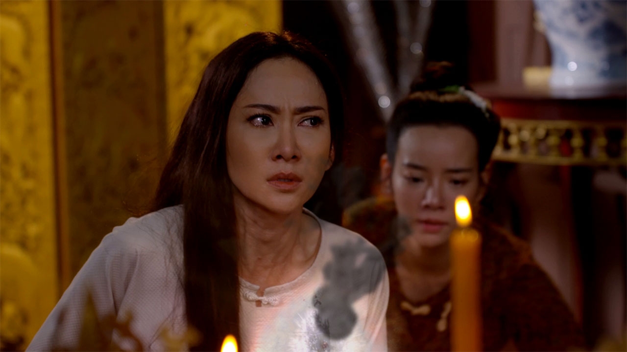 มนต์กำบังกาย เป็นเหตุ ยุ้ย เจ็บปวดทรมาน วาววา เร่งหาทางช่วย ใน "เล่ห์ลุนตยา"