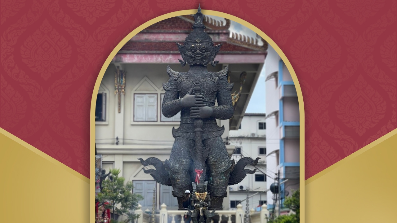 "ลูกสาวหญิงใบ้" ไหว้ขอโชค "ท้าวเวสสุวรรณ" วัดสุทธาราม ดีใจได้ "เลขเด็ด" 16/6/65