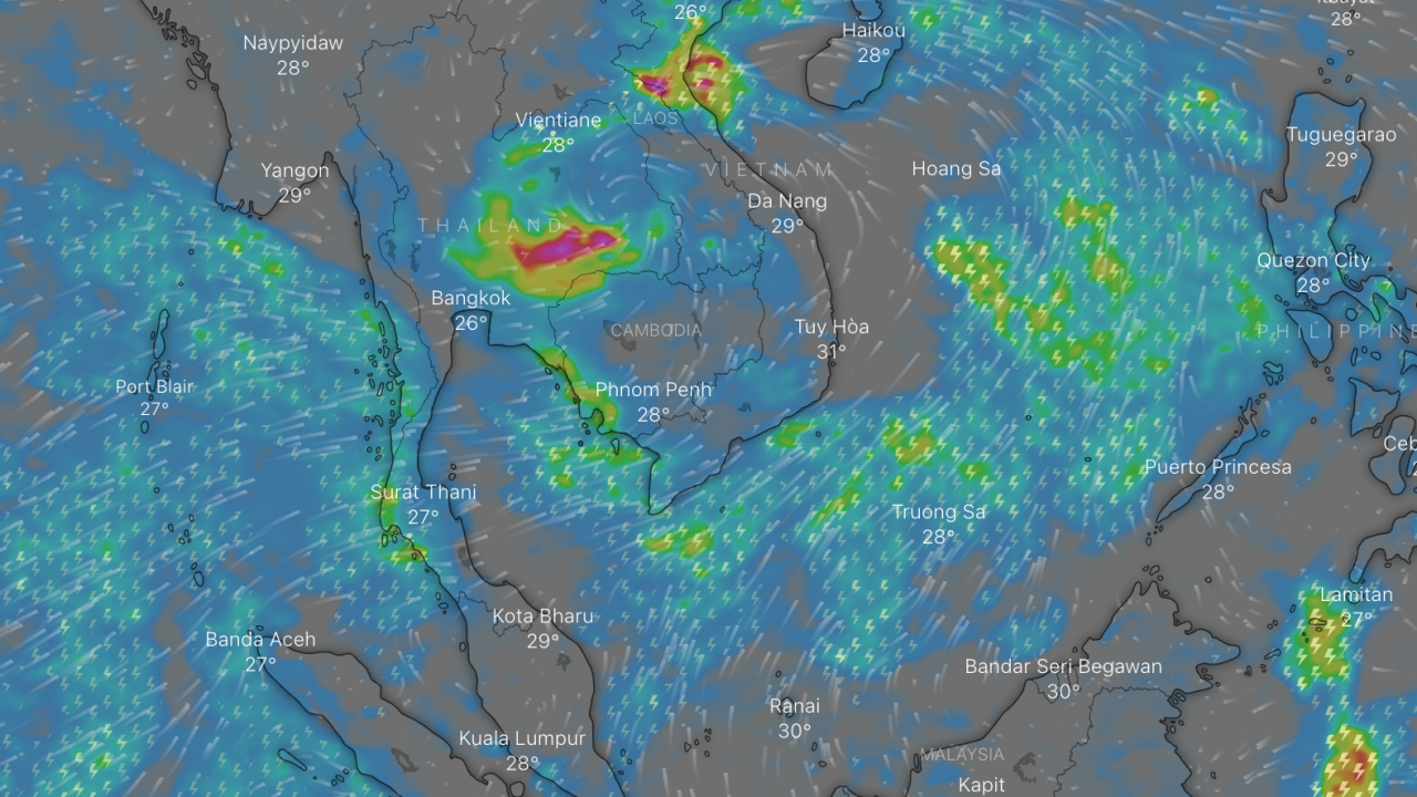 อุตุฯ ฉบับ 6 "พายุโนรู" เช็กพื้นที่ฝนหนัก ตั้งแต่ 28-30 ก.ย.65