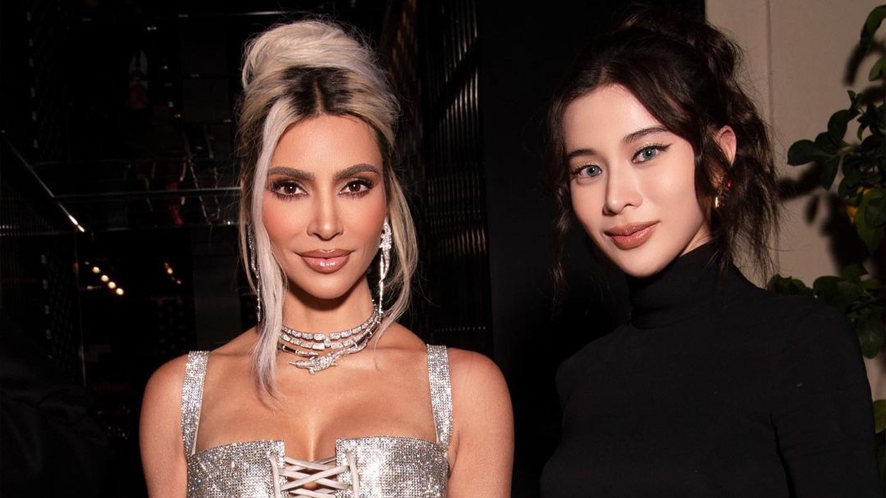 เก้า สุภัสสรา ร่วมงานมิลานแฟชั่นวีกกระทบไหล่ คิม คาร์เดเชียน คนดัง 